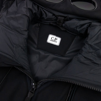 Cp Company Shell Mixed Goggle Gilet Black 999