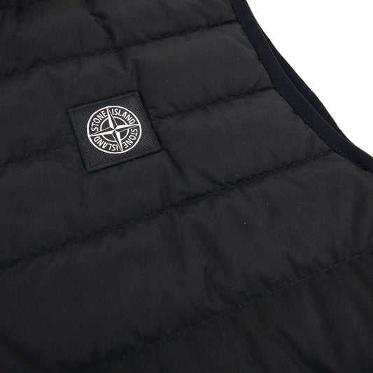 Stone Island G0725 O Cotton R Nylon Tela Gilet Black V0029