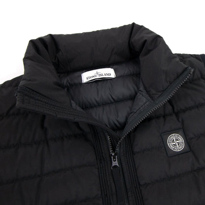 Stone Island G0725 O Cotton R Nylon Tela Gilet Black V0029