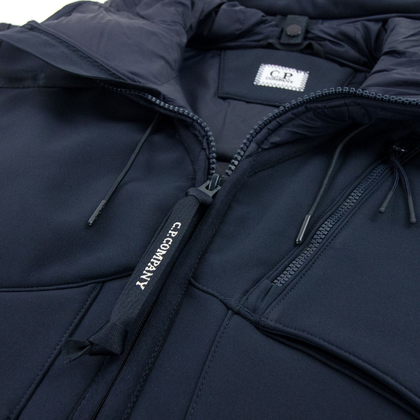 CP Company Shell Mixed Goggle Gilet Navy 888