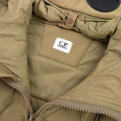 CP Company Shell Mixed Goggle Gilet Mustard 326