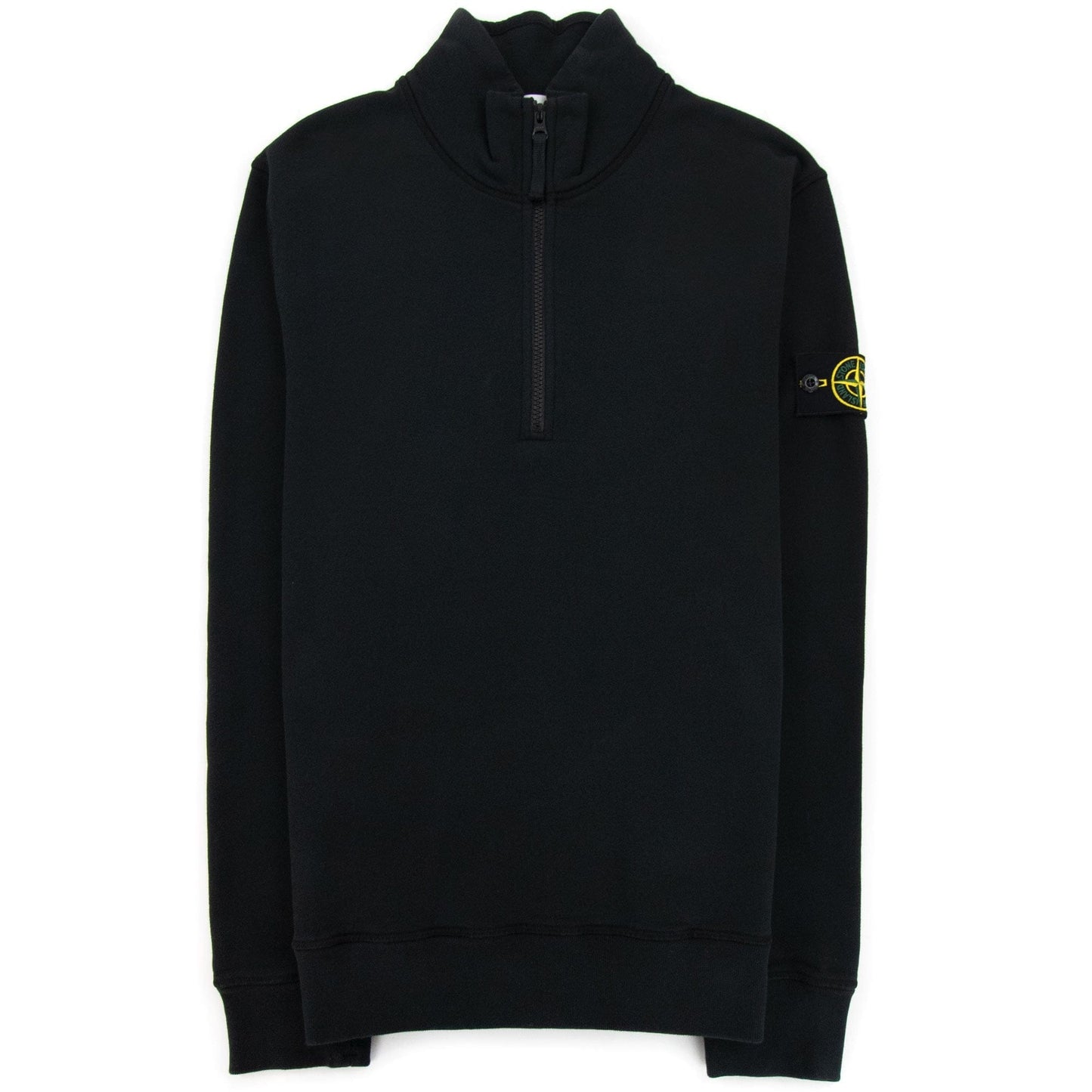 Stone Island 61920 Half Zip Sweatshirt Black V0029