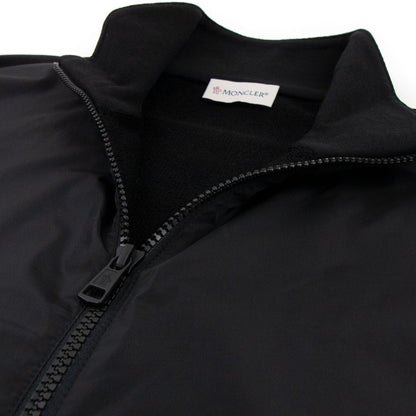 Moncler Maglia Cardigan Arm Logo Black