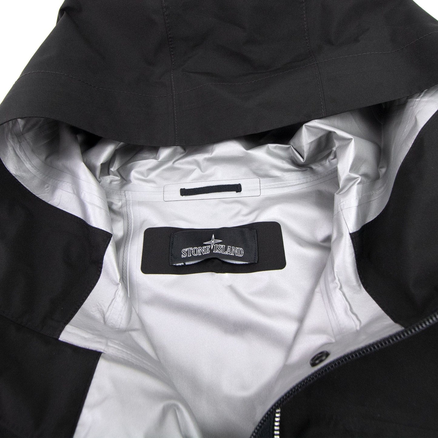 Stone Island 40501 Twin Zip Shell Jacket Black V0029