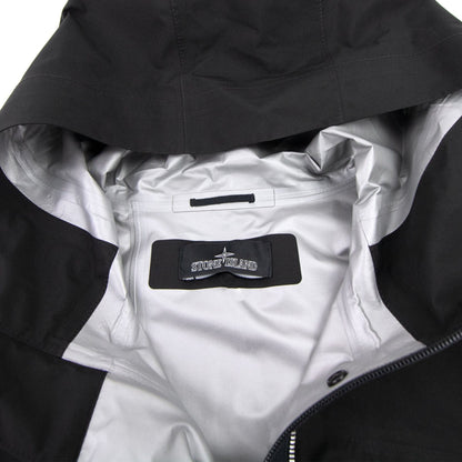 Stone Island 40501 Twin Zip Shell Jacket Black V0029