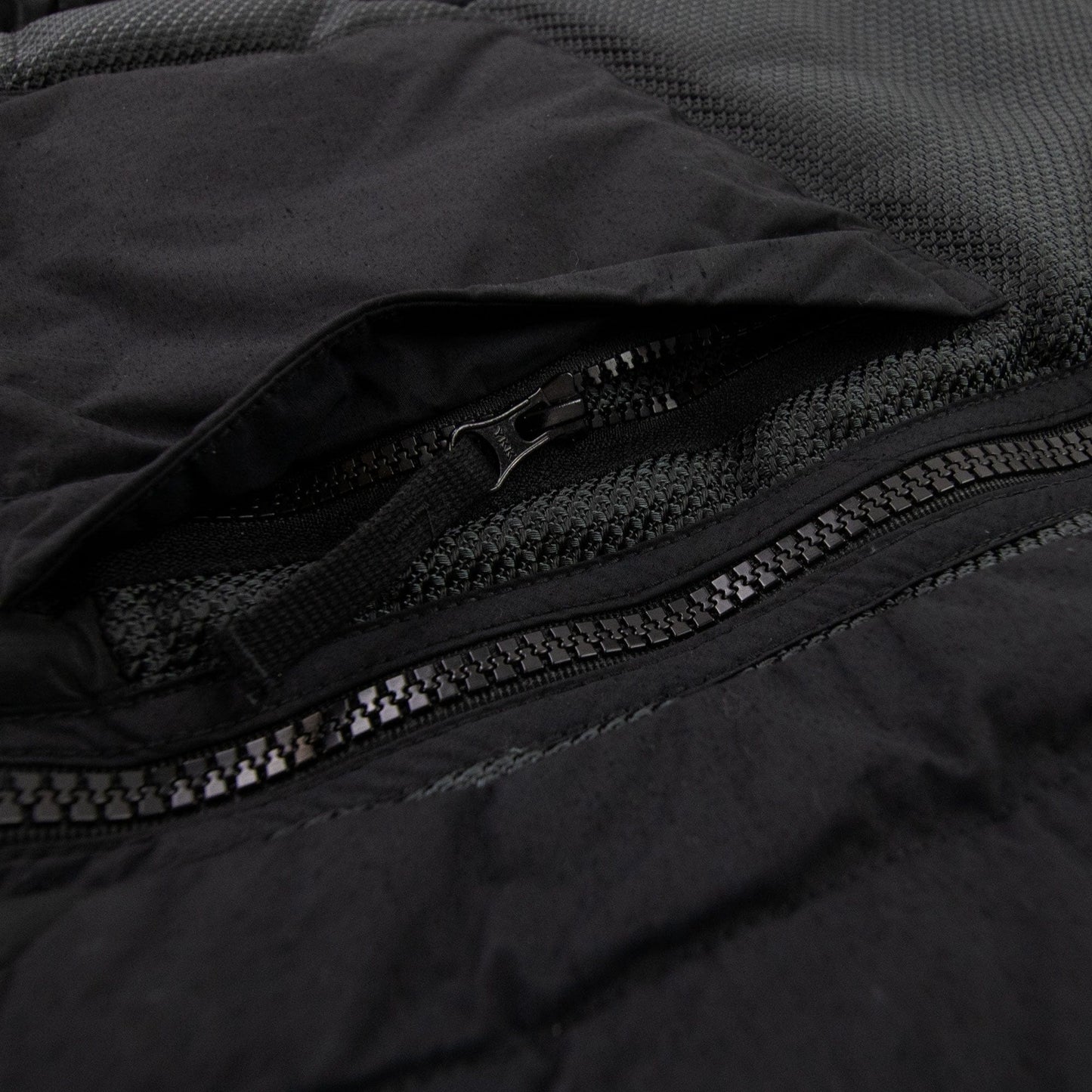 Stone Island 42840 Modified Panama 6/3 Ht Nylon Mix Down Tc Jac Black V0029