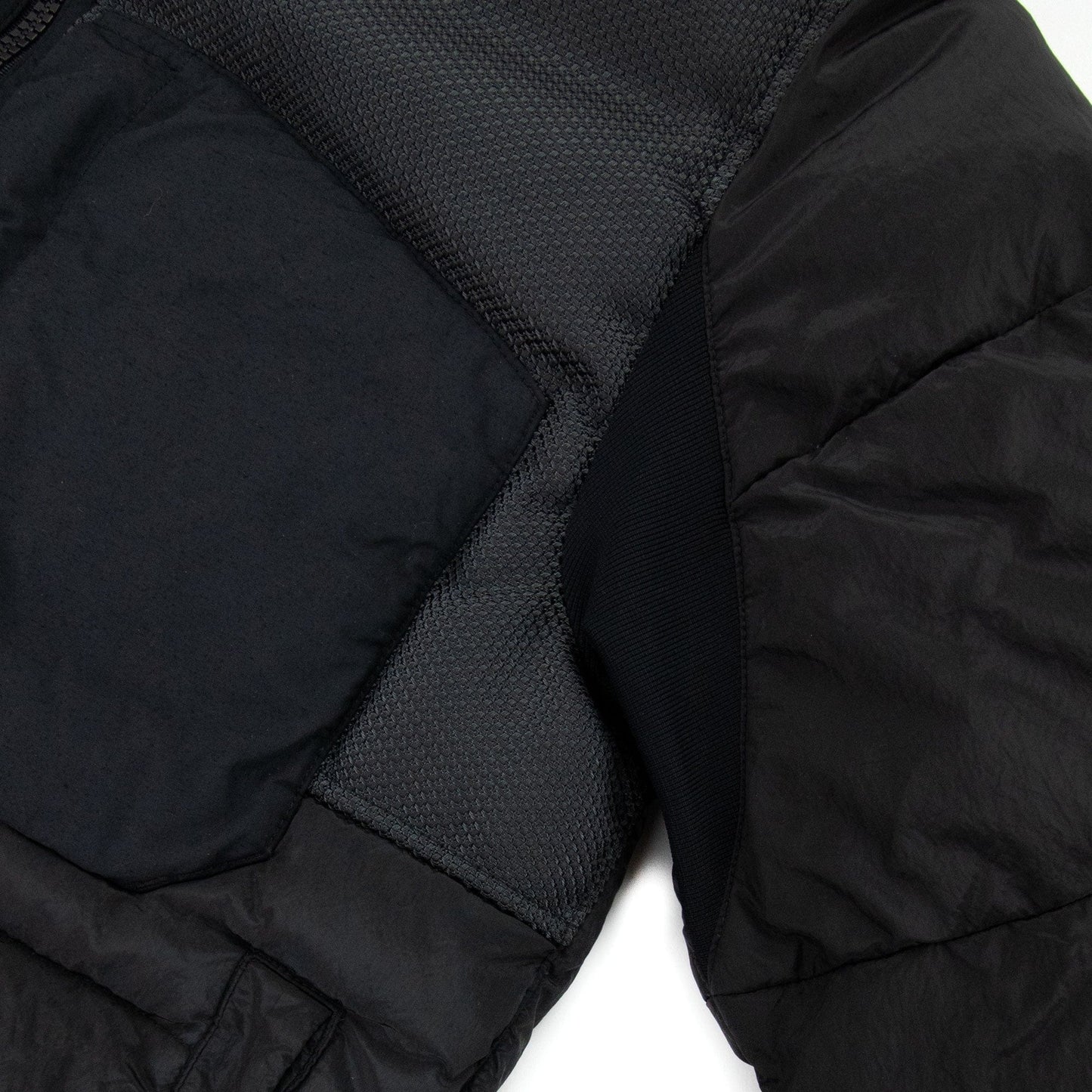 Stone Island 42840 Modified Panama 6/3 Ht Nylon Mix Down Tc Jac Black V0029