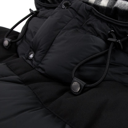 Burberry Detachable Sleeve Hooded Puffer Jacket Black