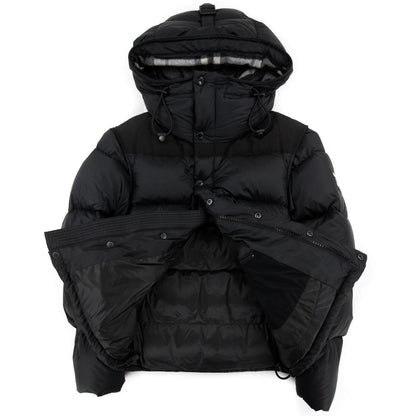 Burberry Detachable Sleeve Hooded Puffer Jacket Black