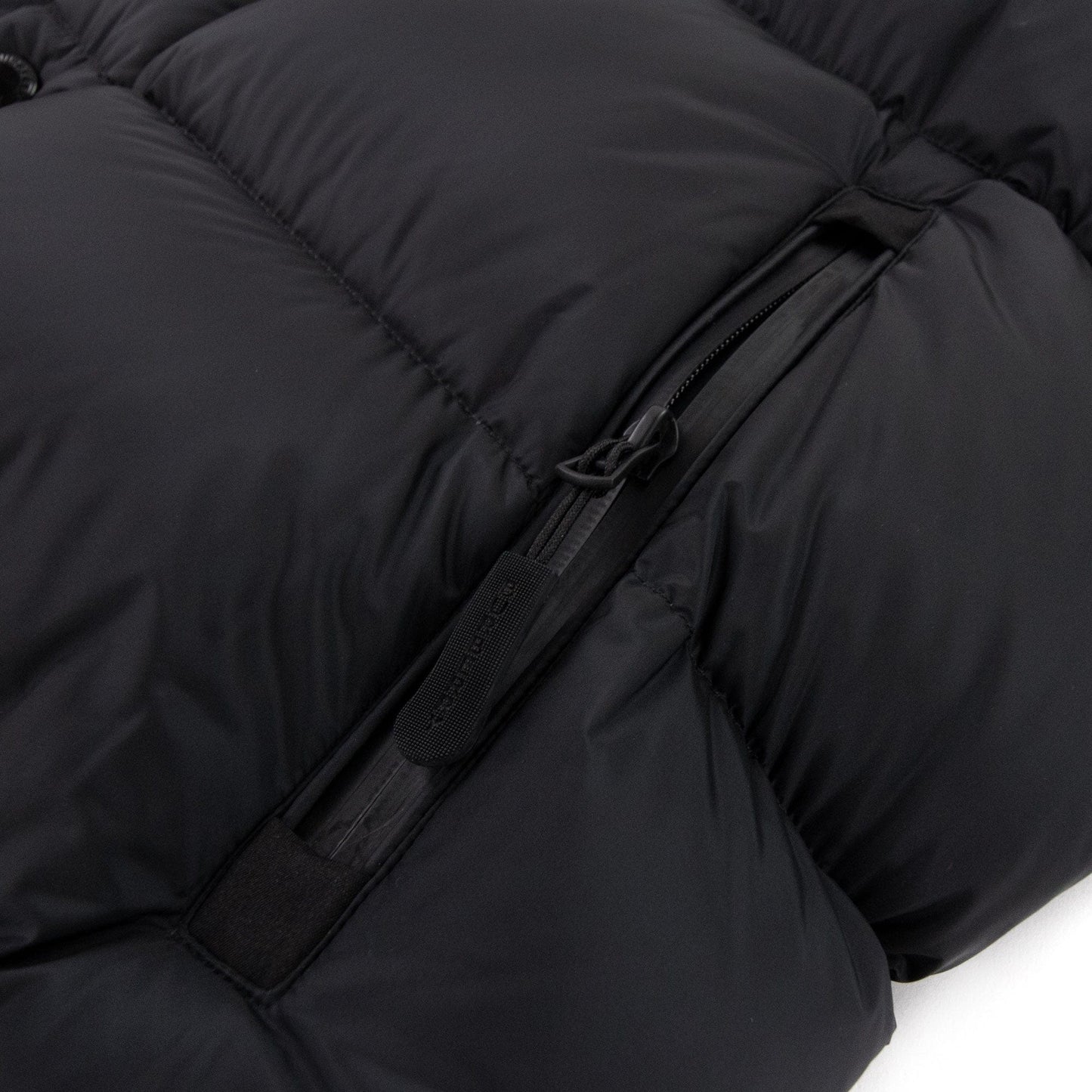 Burberry Detachable Sleeve Hooded Puffer Jacket Black