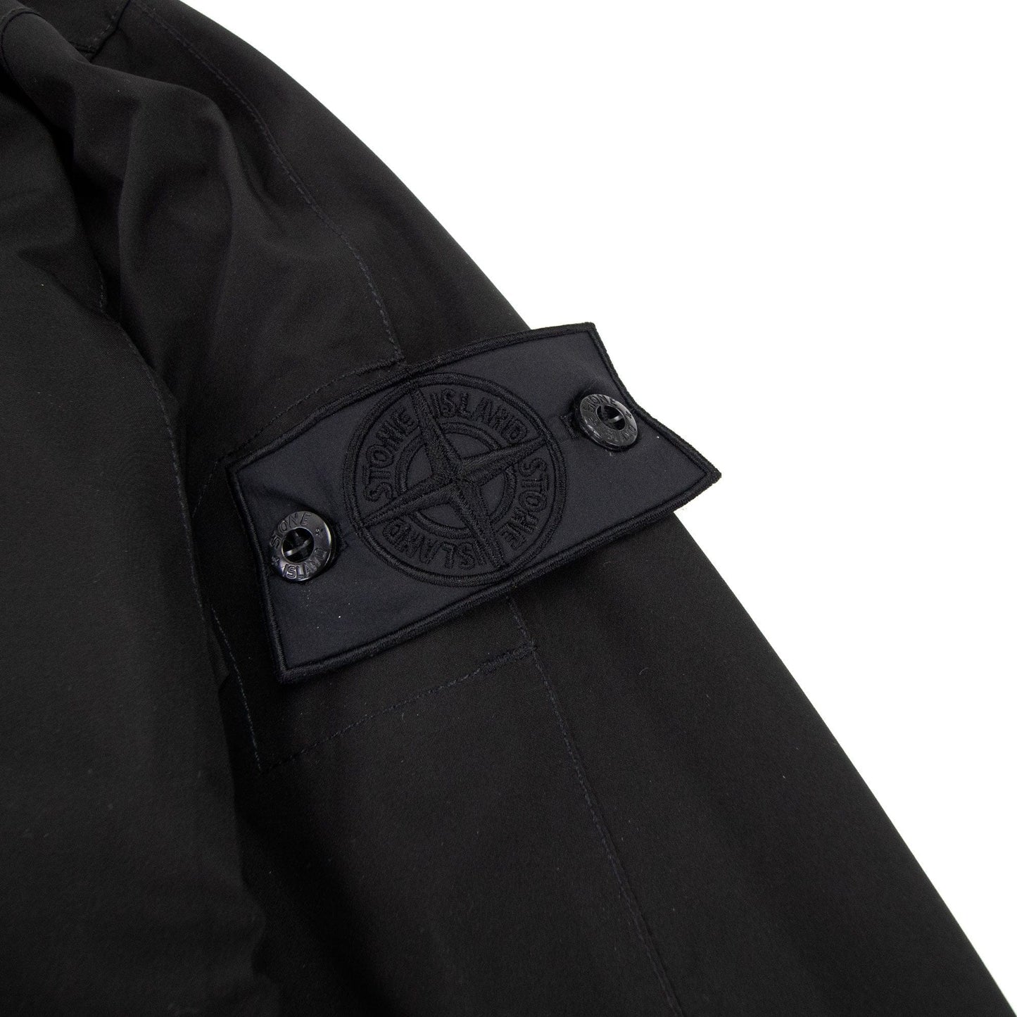 Stone Island 40501 Twin Zip Shell Jacket Black V0029