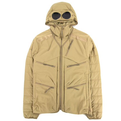 CP Company C.P. Shell-r Mixed Goggle Jacket Mustard 326