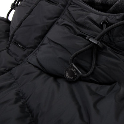 Burberry Logo Detail Hooded Puffer Coat Black