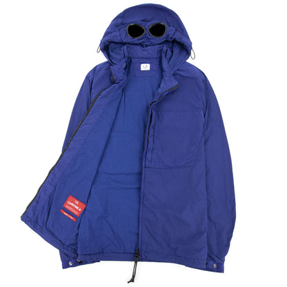 CP Company Chrome-r Detachable Goggle Overshirt Blue 878