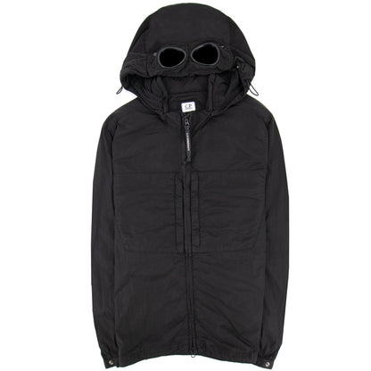 CP Company Chrome-r Detachable Goggle Overshirt Black 999