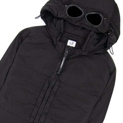 CP Company Chrome-r Detachable Goggle Overshirt Black 999