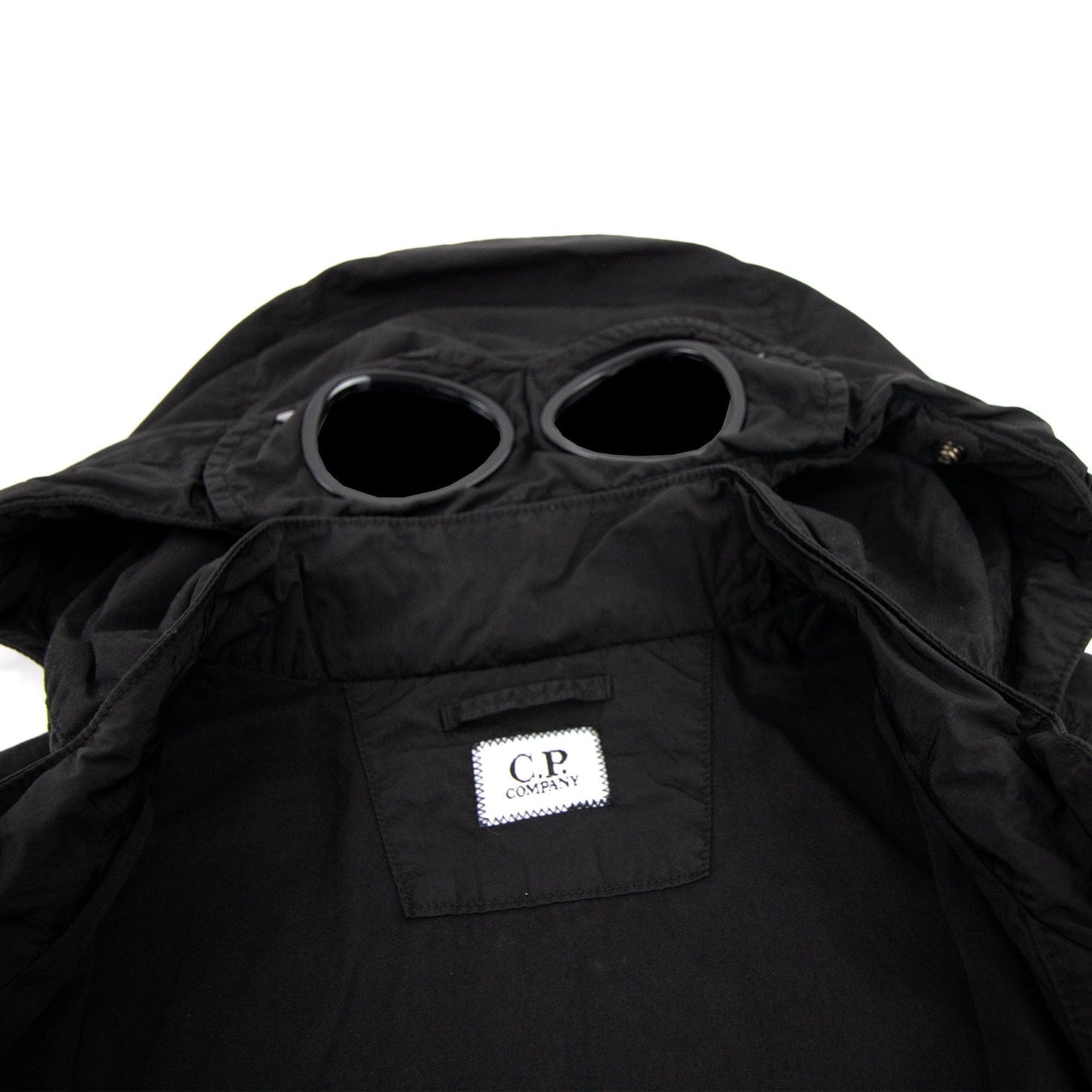CP Company Chrome-r Detachable Goggle Overshirt Black 999