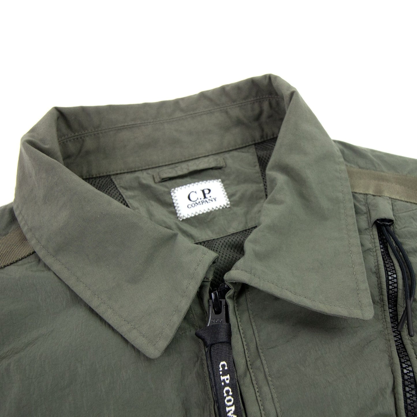 CP Company Taylon P Mixed Overshirt Stone Gray 665