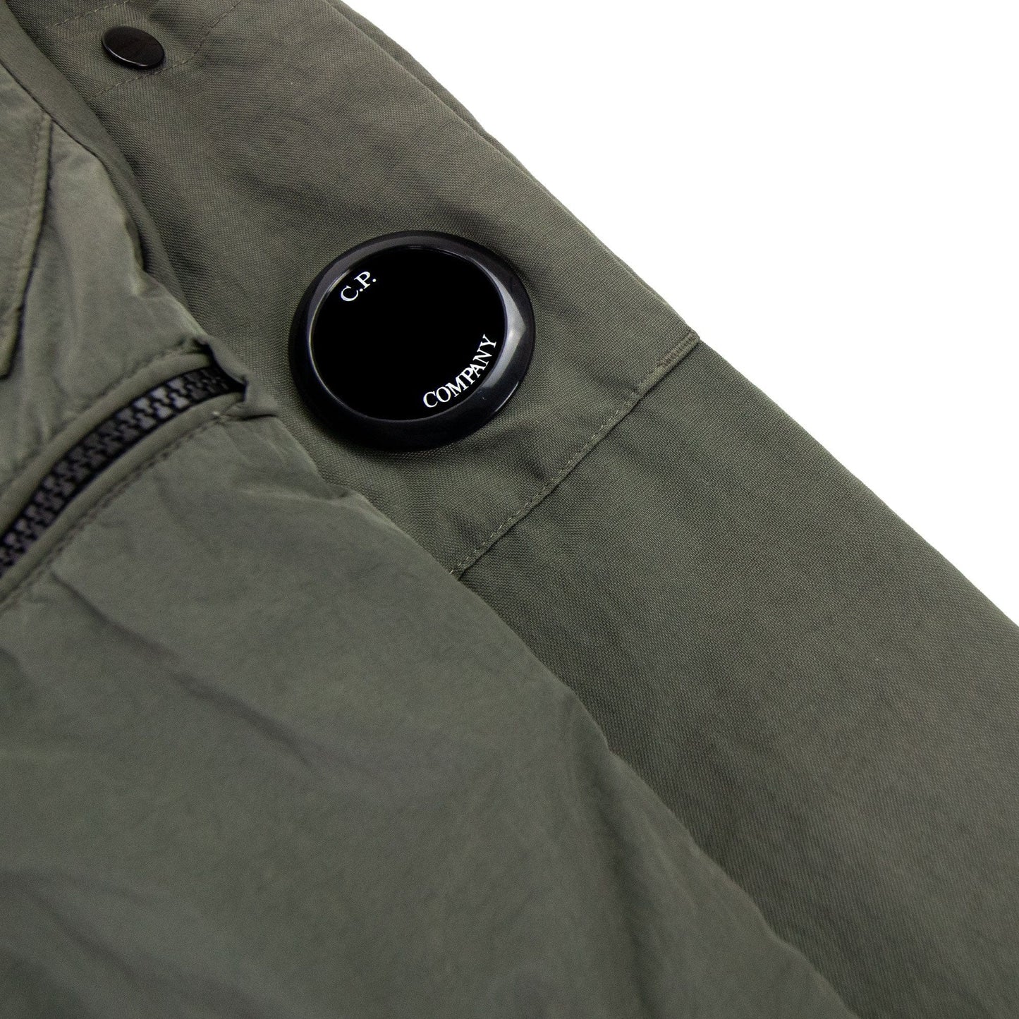 CP Company Taylon P Mixed Overshirt Stone Gray 665