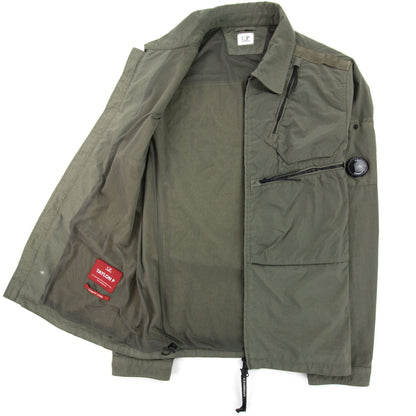 CP Company Taylon P Mixed Overshirt Stone Gray 665
