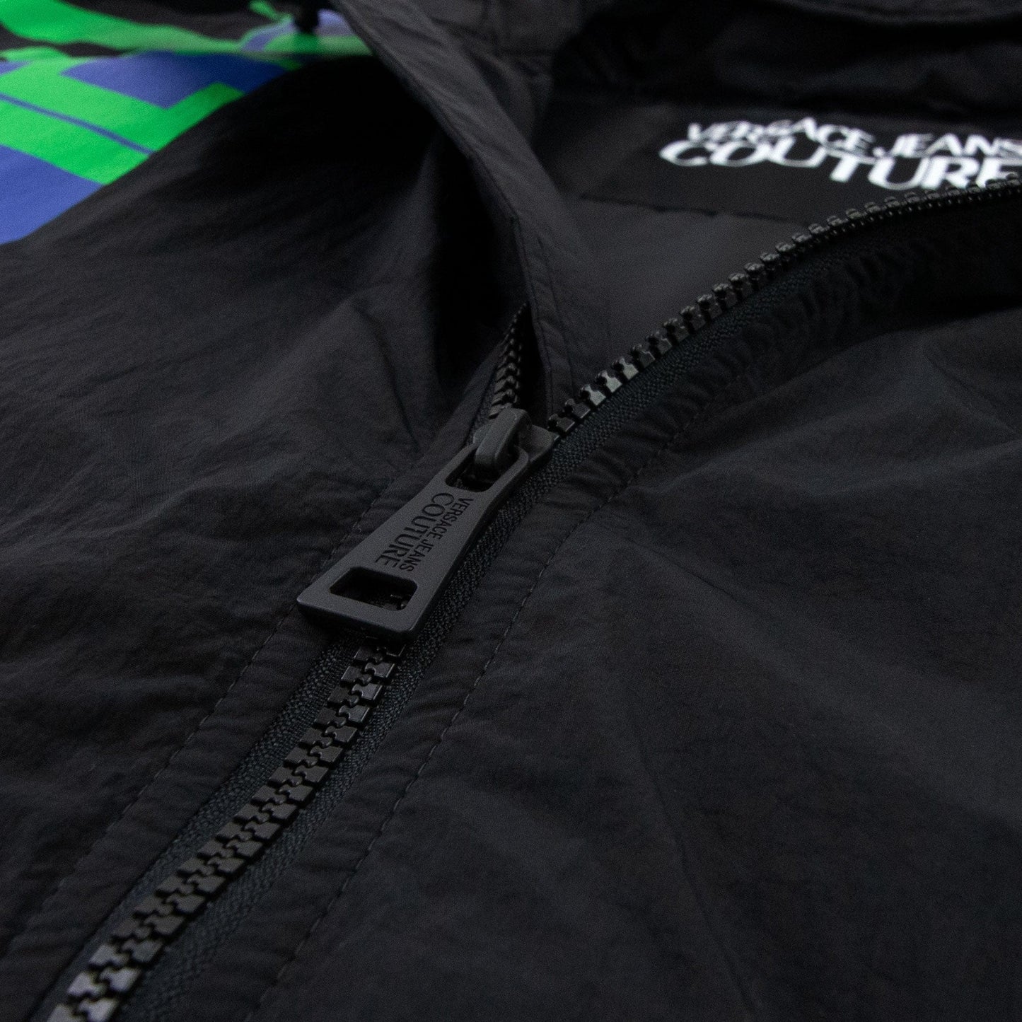 Versace Jeans Couture Logo Accent Jacket Black