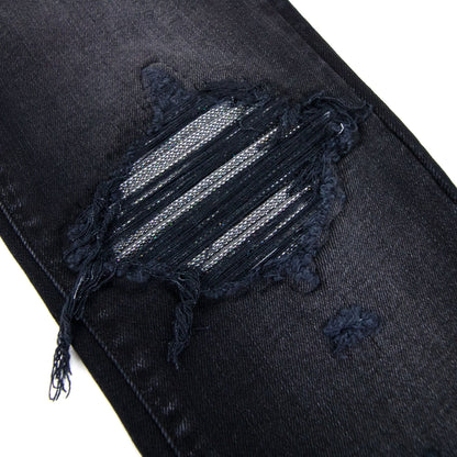 Amiri Mx1 Iridescent Jean Black