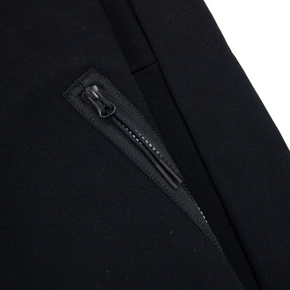 Cp Company Front Goggle Diagonal Fleece Hoody Black 999