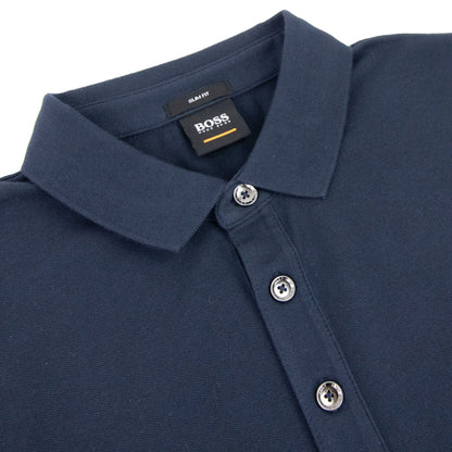 Hugo Boss Passenger Slim Fit Patch Polo Navy 404