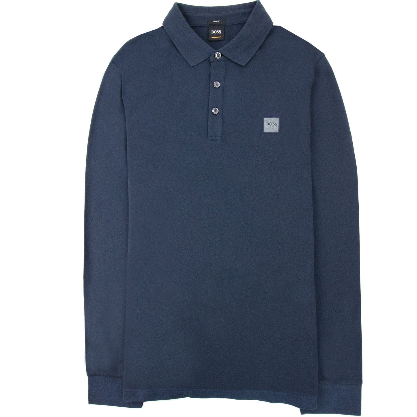 Hugo Boss Passerby L/s Patch Logo Polo Navy 404