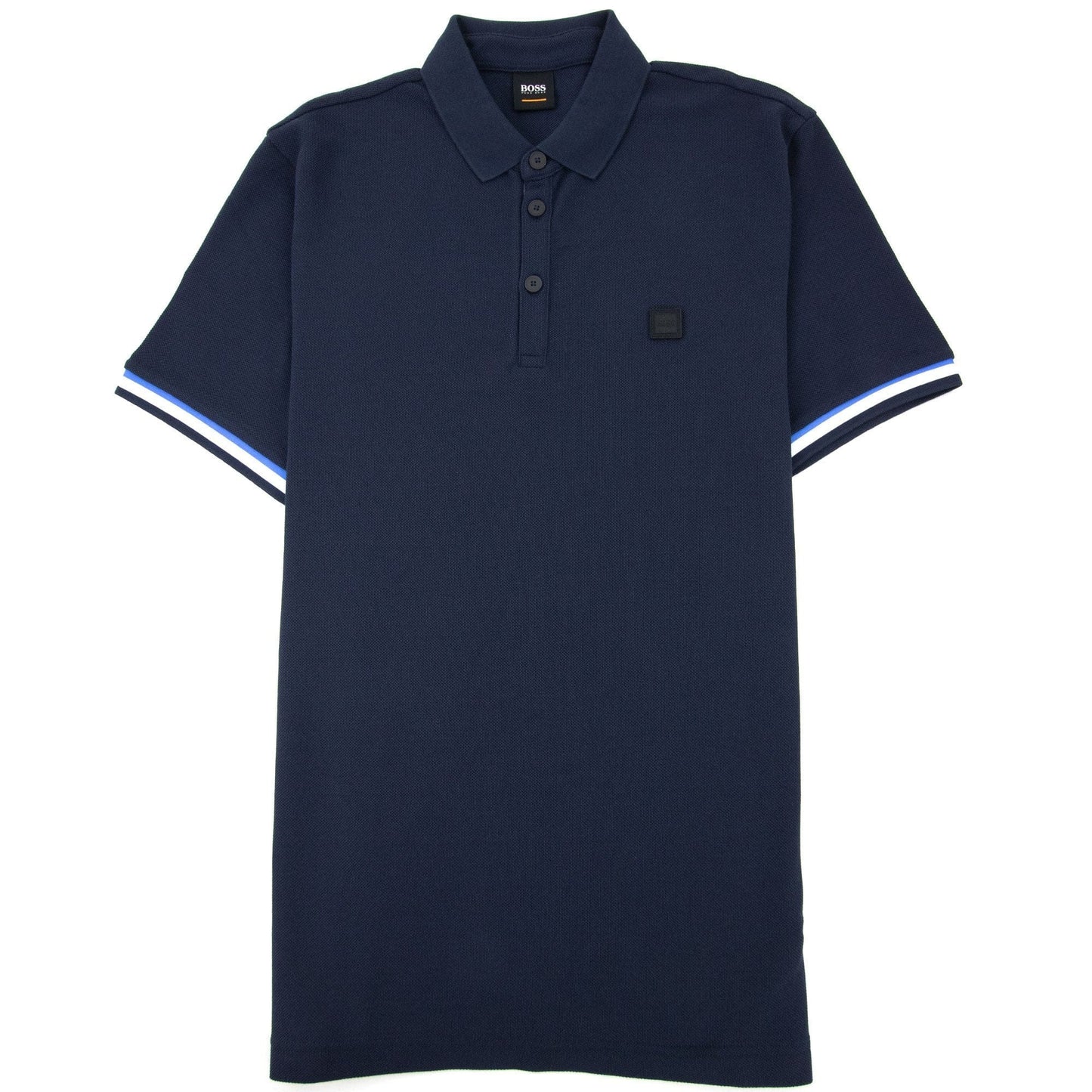 Hugo Boss Printcat Rubber Logo S/s Polo Navy 404