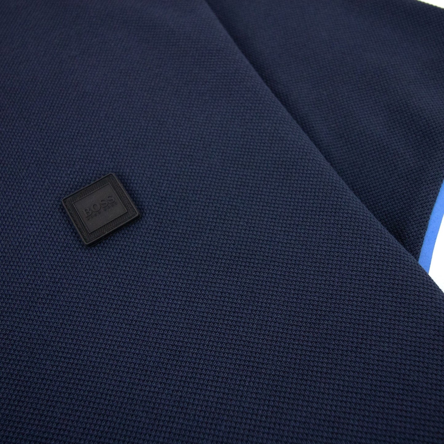 Hugo Boss Printcat Rubber Logo S/s Polo Navy 404