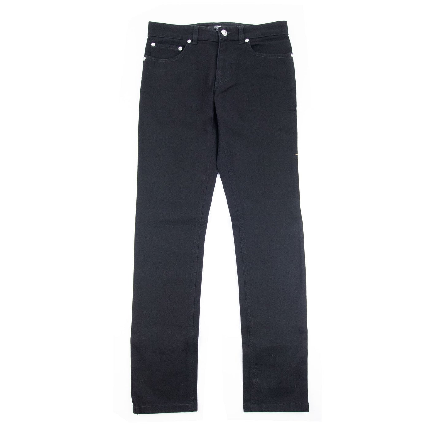 Versace Versus Safety Pin Denim Jeans Black