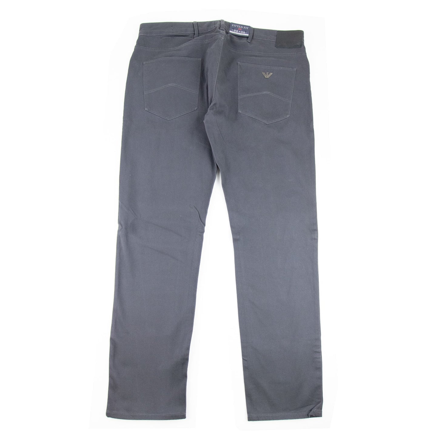 Armani Jeans J06 Fitted Fit Chinos Grigio Grey