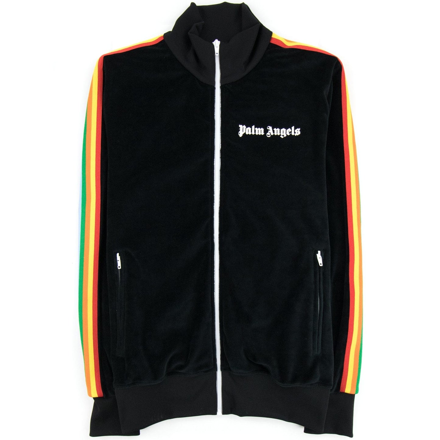 Palm Angels Rainbow Track Jacket Black/multi
