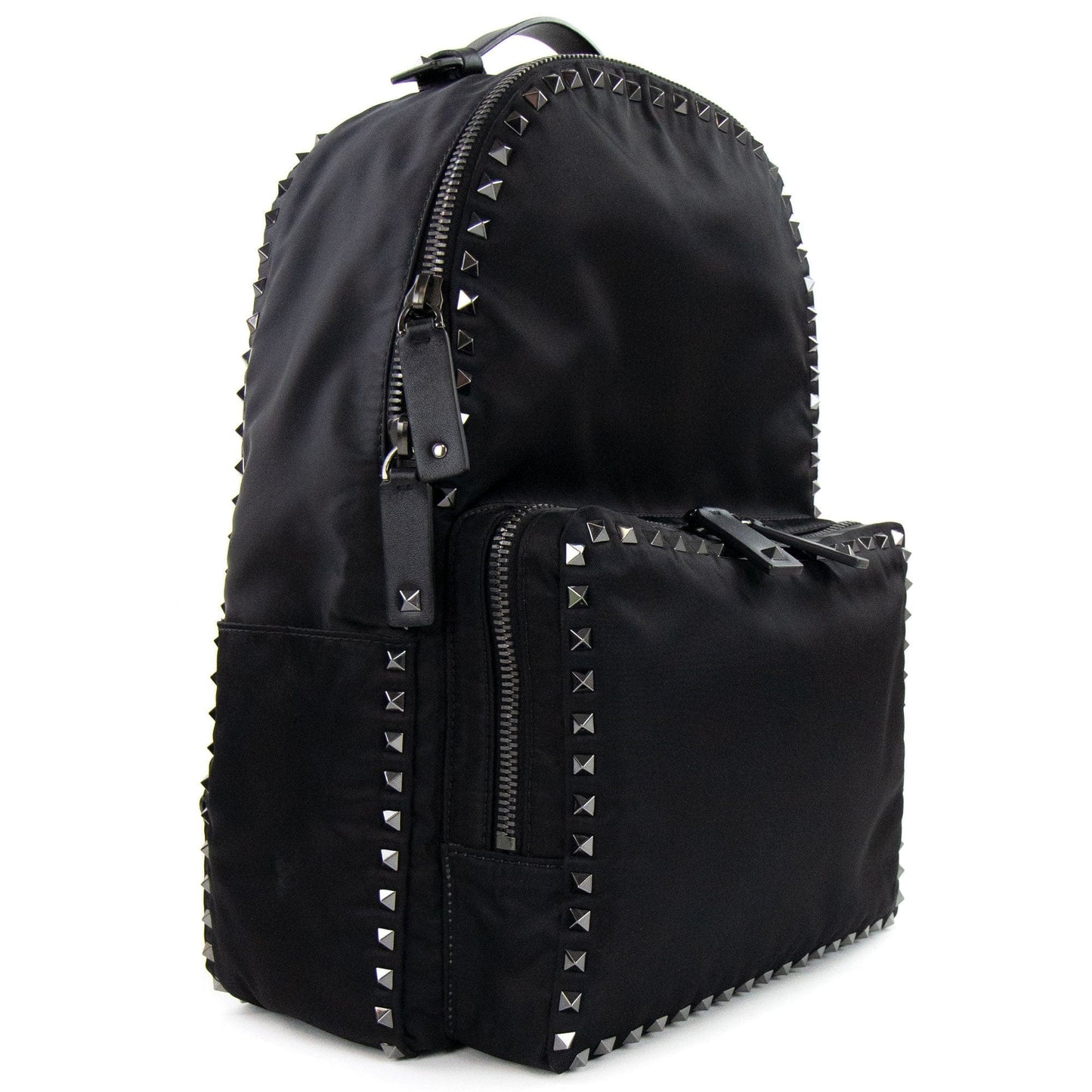 Valentino Studded Backpack Black 0NO