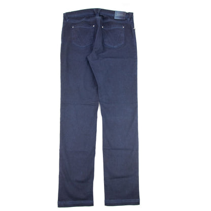 Versace Collection Relaxed Fit Mid Wash Jeans Dark Blue