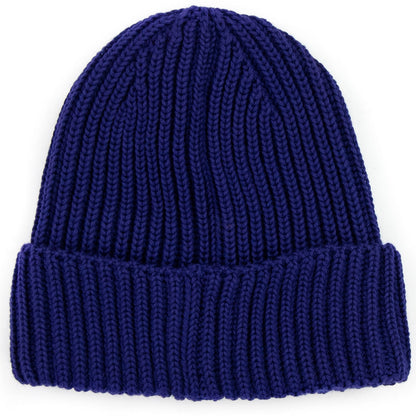 Cp Company Undersixteen Extra Fine Merino Wool Goggle Beanie Blue 878
