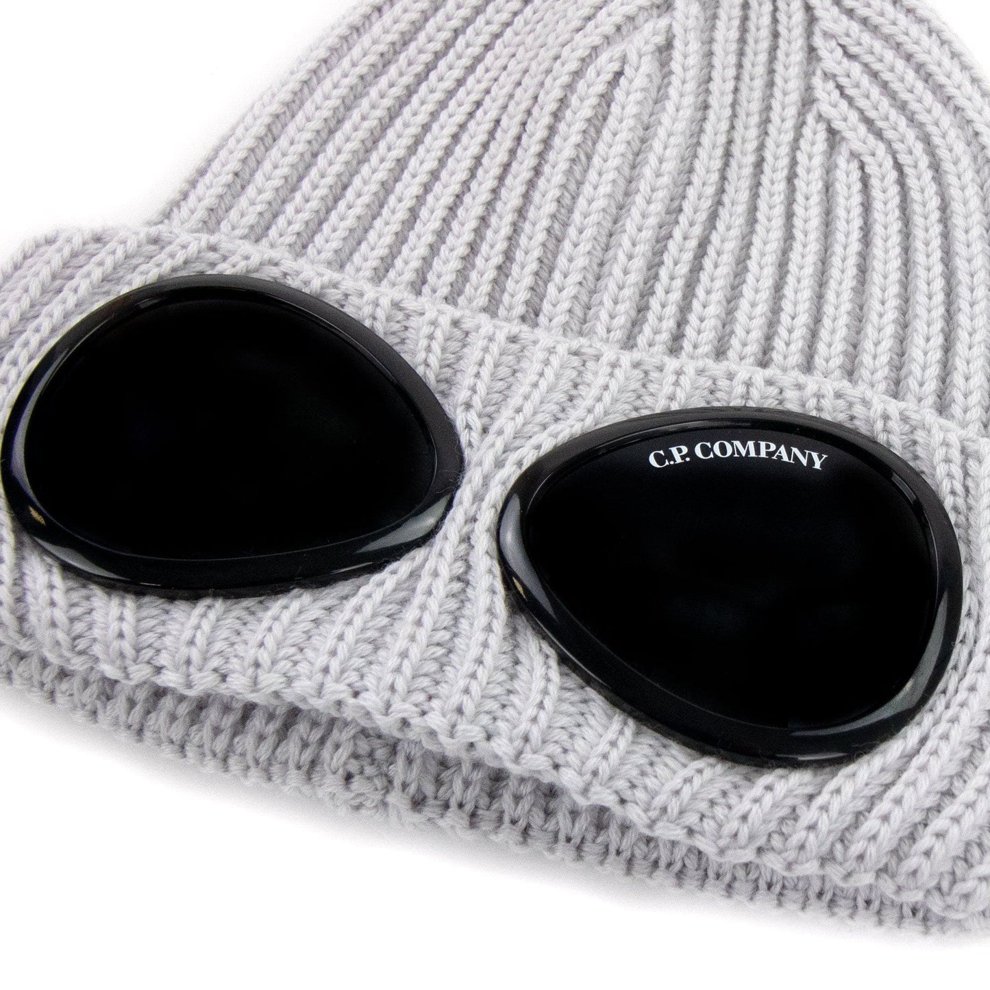 Cp Company Undersixteen Extra Fine Merino Wool Goggle Beanie Sandshell 116