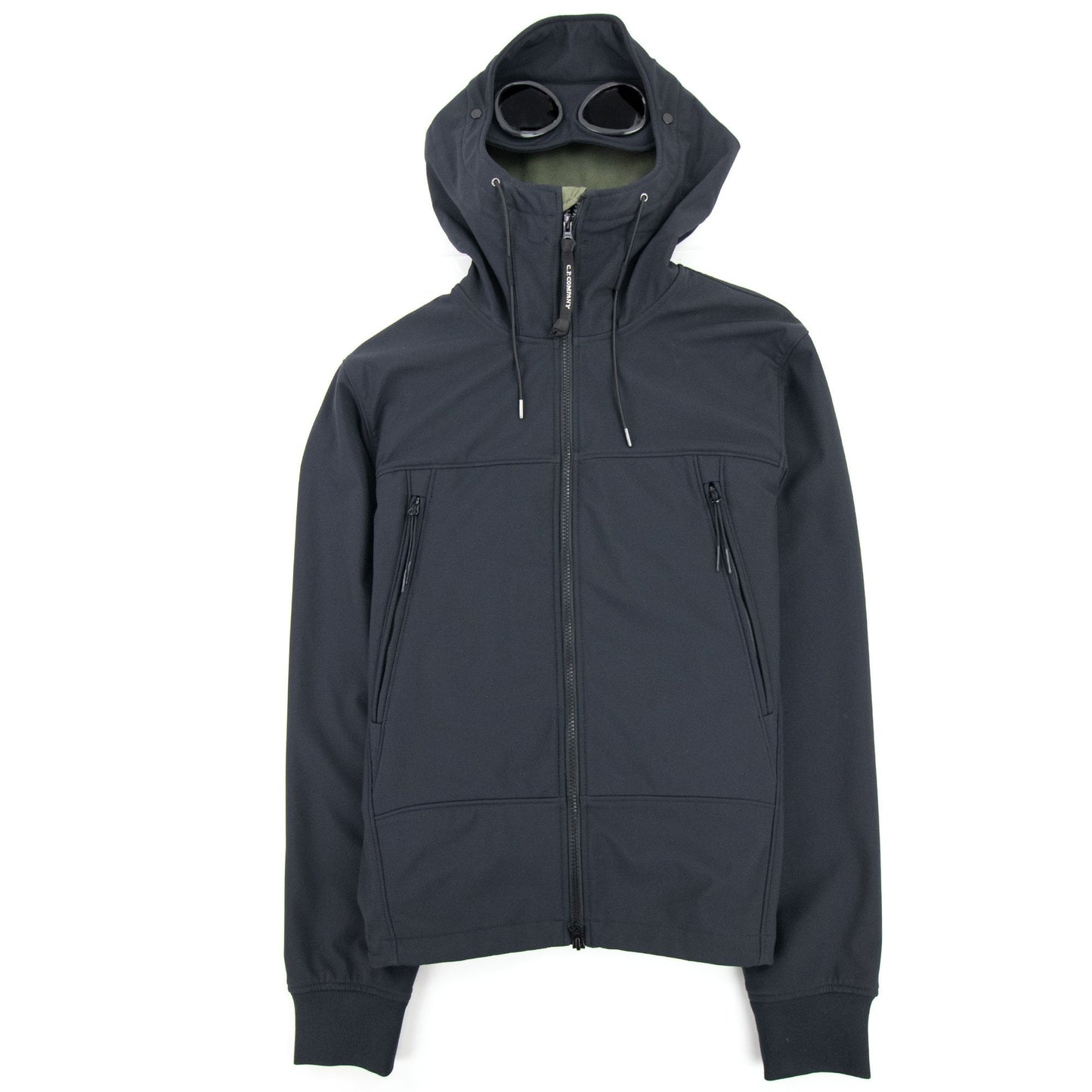 Cp Company Soft Shell Goggle Jacket Navy 888
