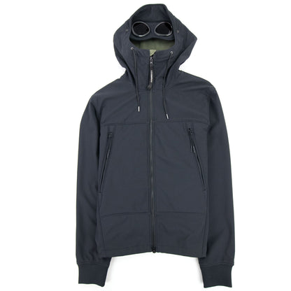 Cp Company Soft Shell Goggle Jacket Navy 888