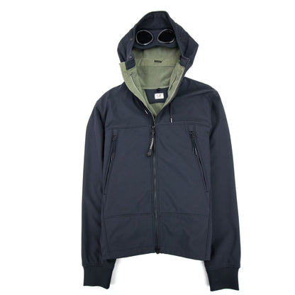 Cp Company Soft Shell Goggle Jacket Navy 888