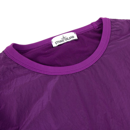 Stone Island Nylon Metal Crewneck Sweatshirt Purple V0045