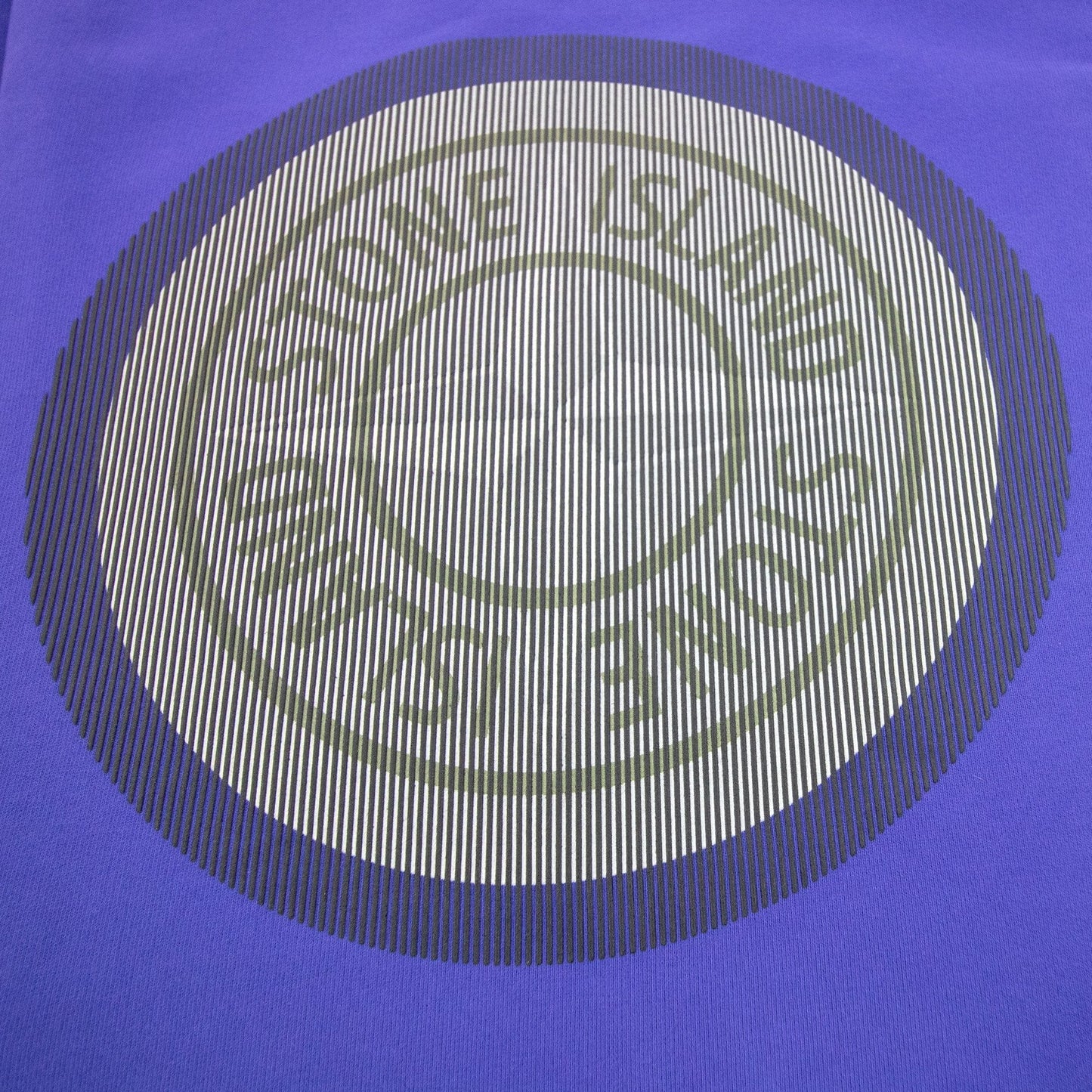 Stone Island 63086 Brushed Cotton Fleecelenticular One Print Purple V0043