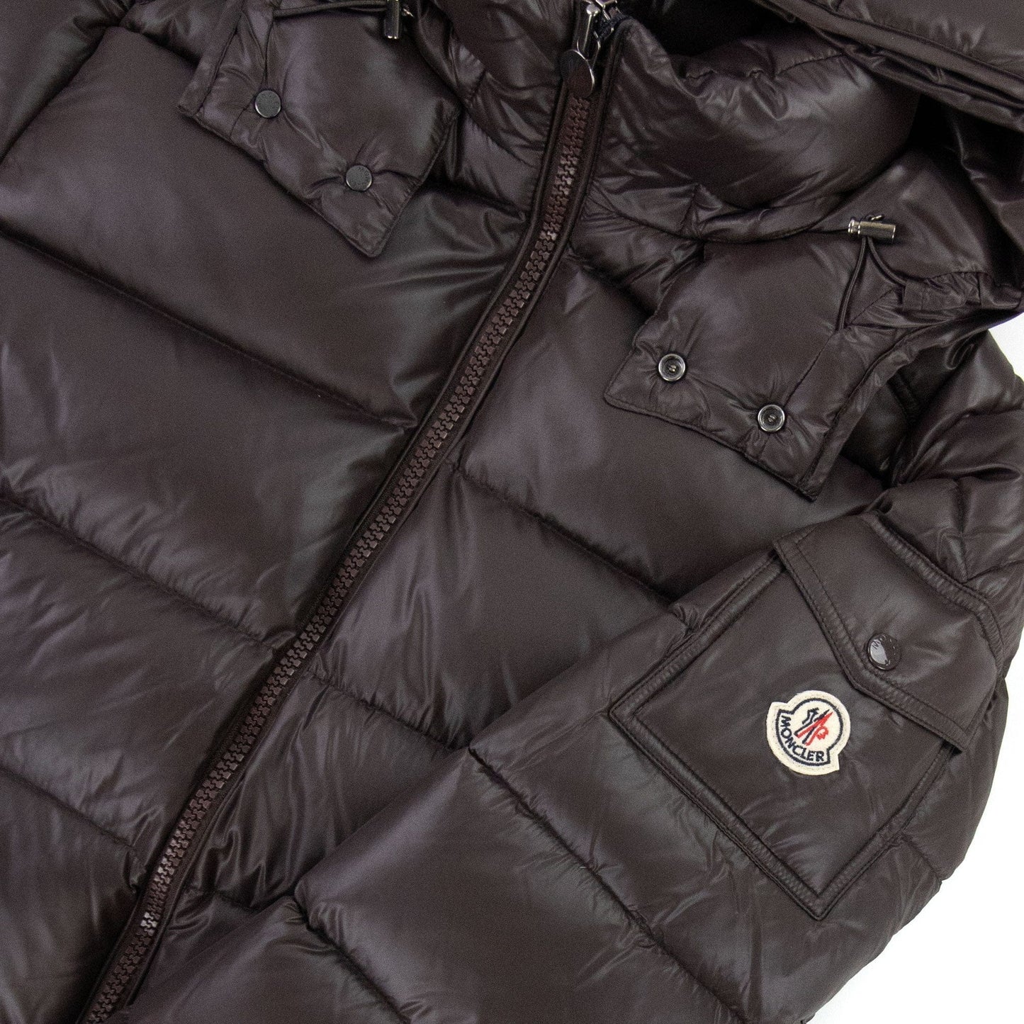 Moncler Maya Short Down Jacket Brown 243