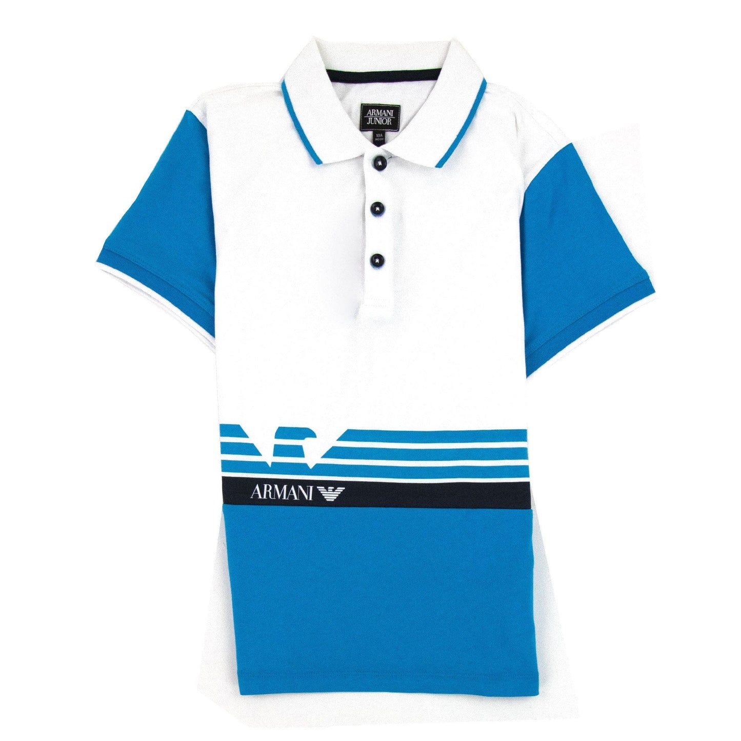 Armani Jeans Polo &amp; Bermuda Shorts Set Turchese