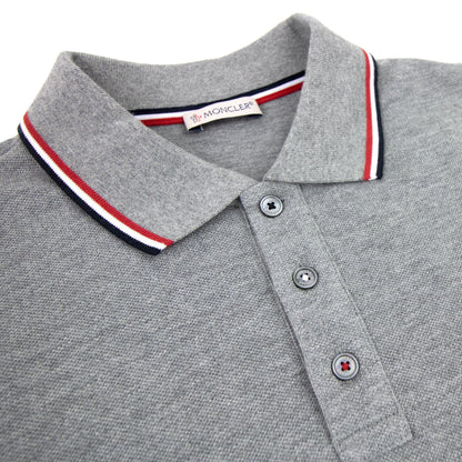 Moncler Maglia Polo Manica Corta Grey 984
