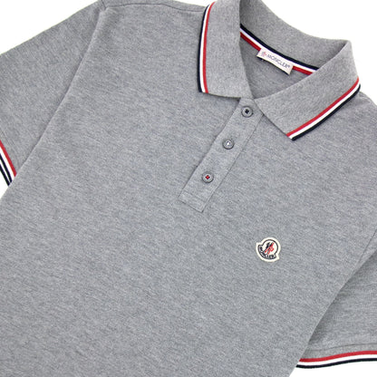Moncler Maglia Polo Manica Corta Grey 984
