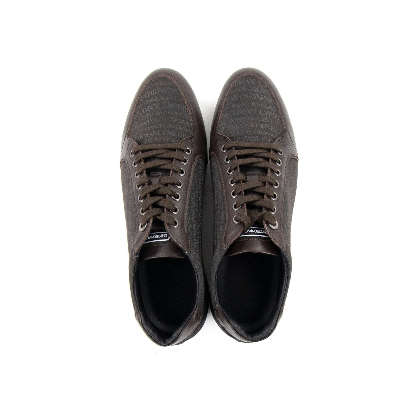 Emporio Armani All Over Print Low Sneakers Moro/moro