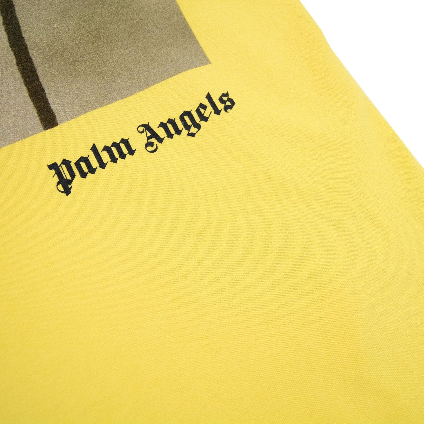 Palm Angels Boulevard Loose T Shirt Yellow/black