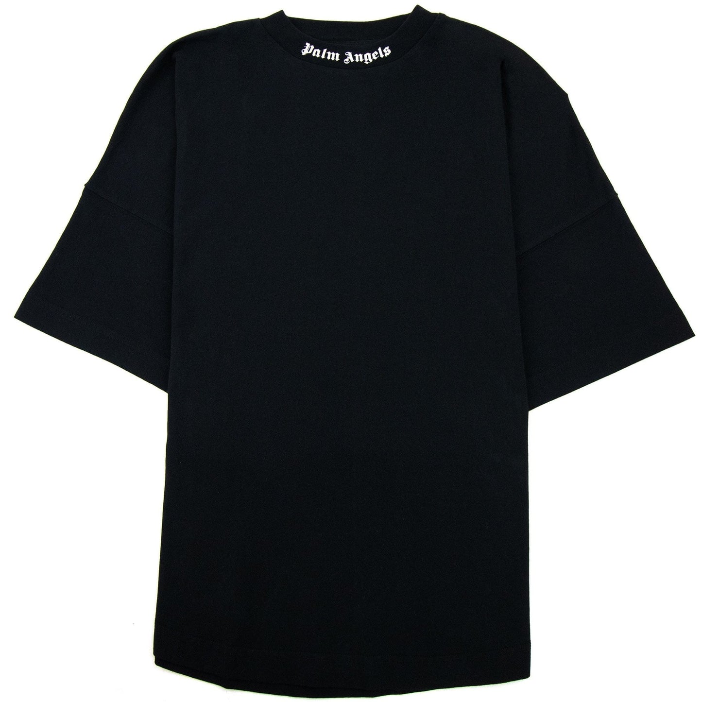 Palm Angels Over Logo T Shirt Black/white